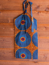 画像をギャラリービューアに読み込む, New!! Botanical Flower bag (blue×brown)
