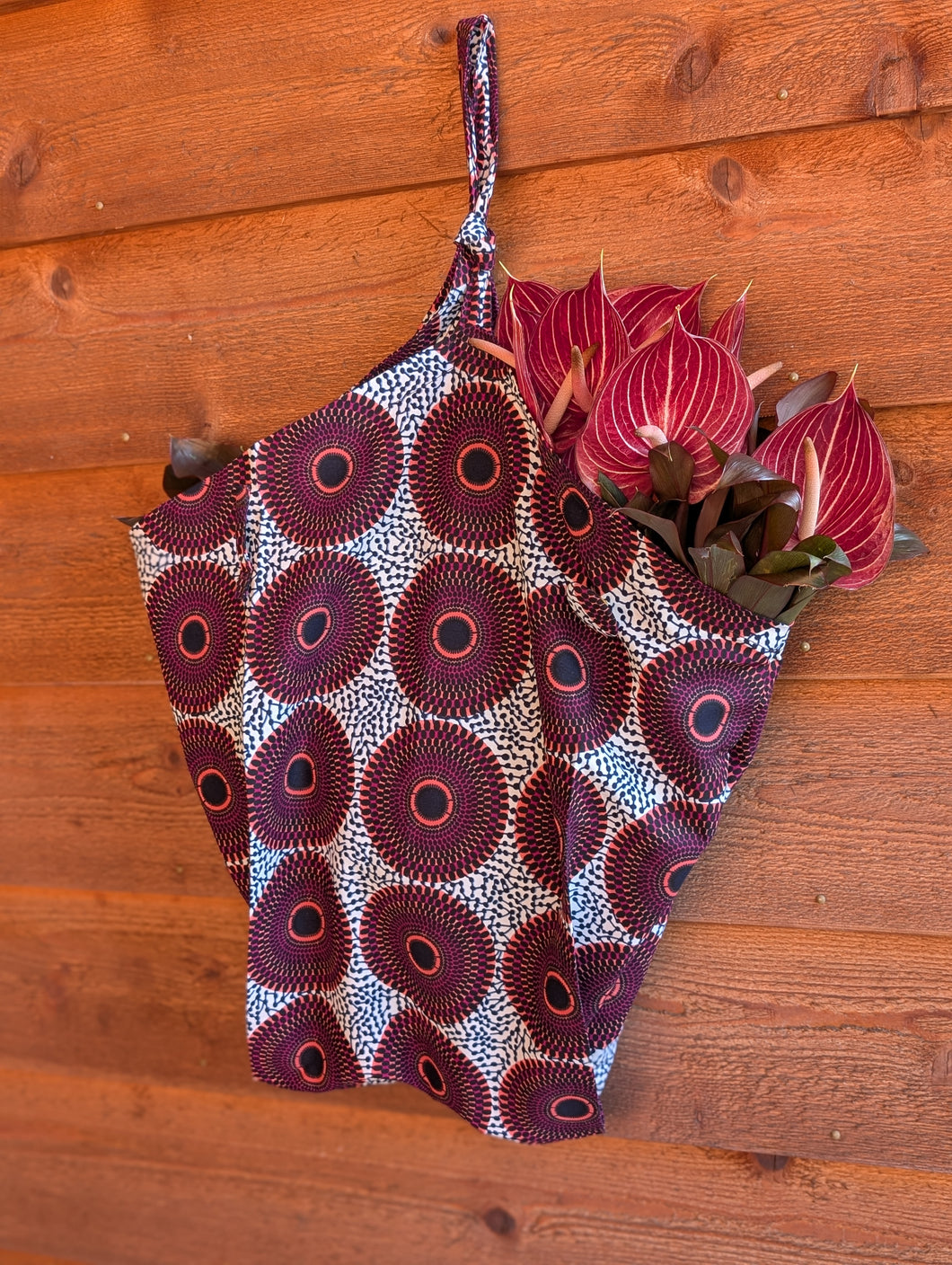 New!! Botanical Flower bag (purple×pink)